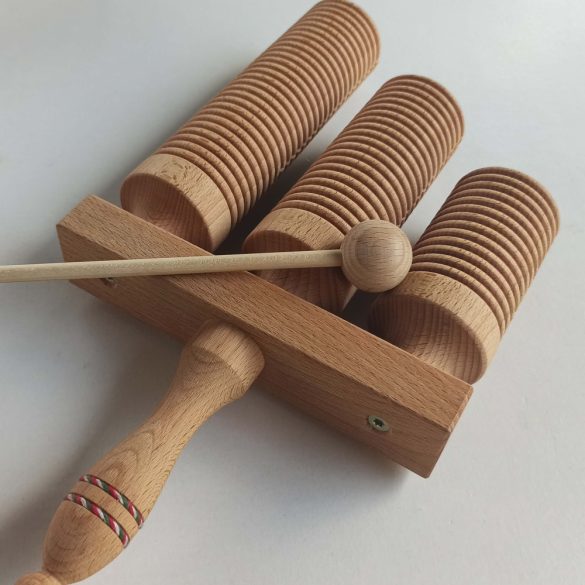 Agogó 3 hangú (recés) ütővel