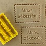 Áldás, Békesség! kekszmintázó