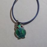 Baglyos nyaklánc (kék)