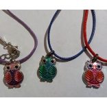 Baglyos nyaklánc (kék)