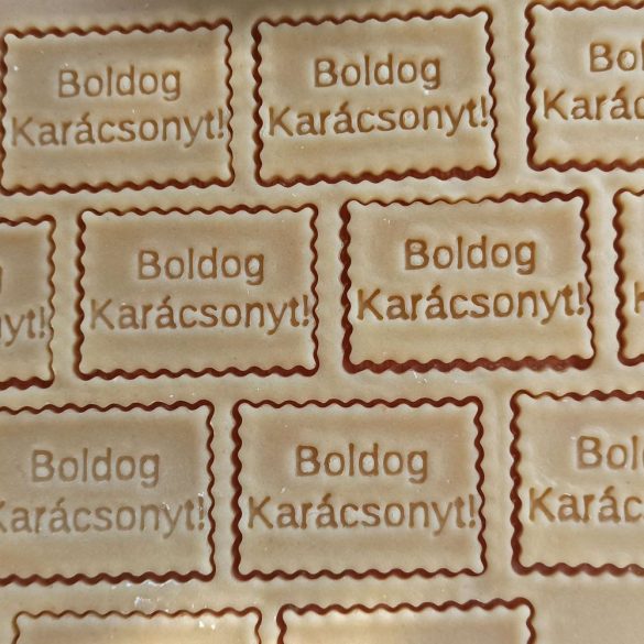 Boldog Karácsonyt! kekszmintázó