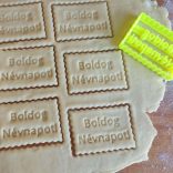 Boldog  névnapot! kekszmintázó