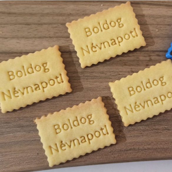 Boldog  névnapot! kekszmintázó