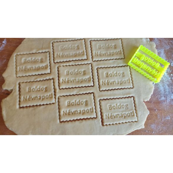 Boldog  névnapot! kekszmintázó