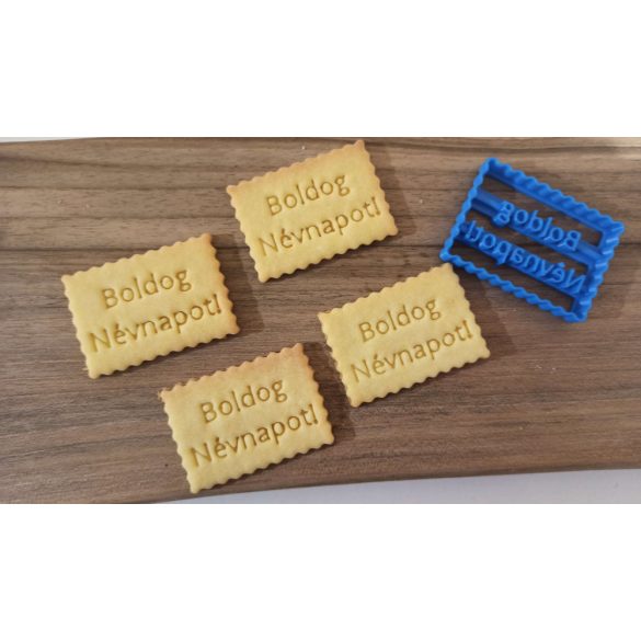 Boldog  névnapot! kekszmintázó