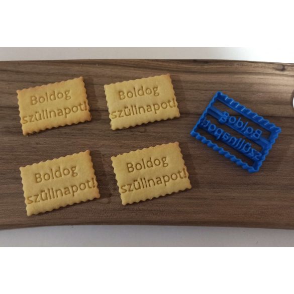 Boldog szülinapot! kekszmintázó