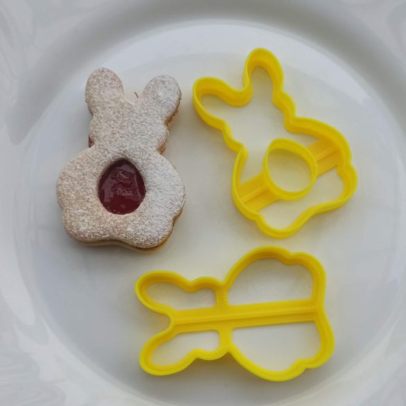 Nyúl linzerkiszúró (készlet 2db)