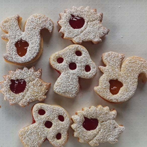 Erdei linzer készlet (6db)