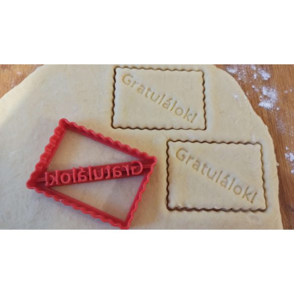 Gratulálok! kekszmintázó
