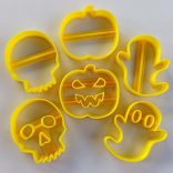 Halloweeni linzerkiszúrókészlet (6 részes)