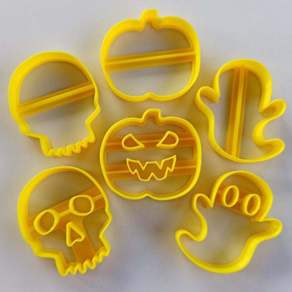 Halloweeni linzerkiszúrókészlet (6 részes)