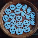 Halloweeni Tök linzerkiszúró (kétrészes)