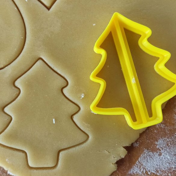 karácsonyfa mézeskalácsforma