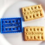 Karácsony feliratos kekszmintazó