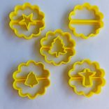 Karácsonyi sütikiszúró készlet (5db-os)