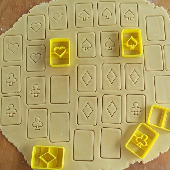 Kártyás linzerkiszúró /5 db-os KÉSZLET/