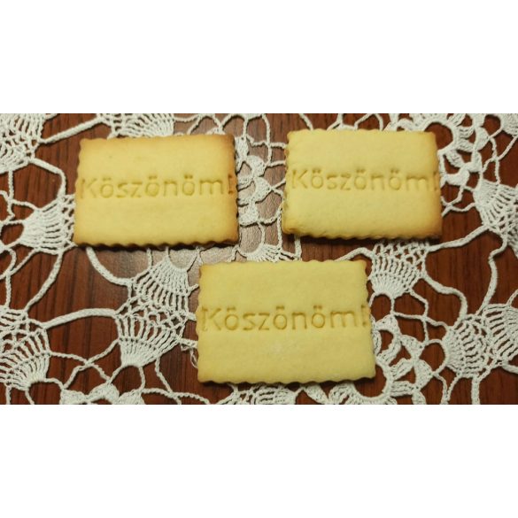 Köszönöm! kekszmintázó