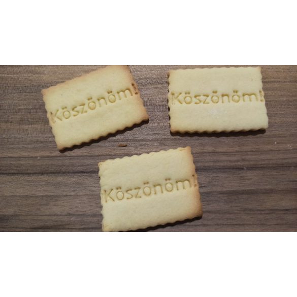 Köszönöm! kekszmintázó