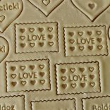 LOVE feliratos kekszmintázó