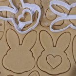 Nyúlfej linzerkiszúró készlet(2db)