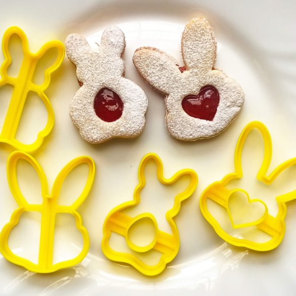 Nyuszis linzerkiszúró készlet (4db)