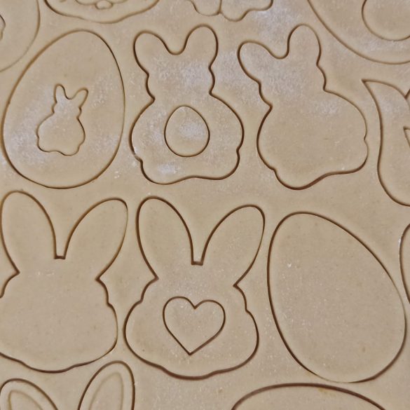 Nyuszis linzerkiszúró készlet (6db)