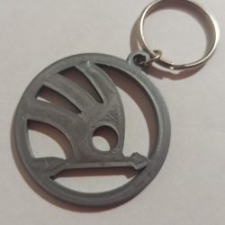 Skoda kulcstartó
