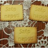 Szép napot! kekszmintázó