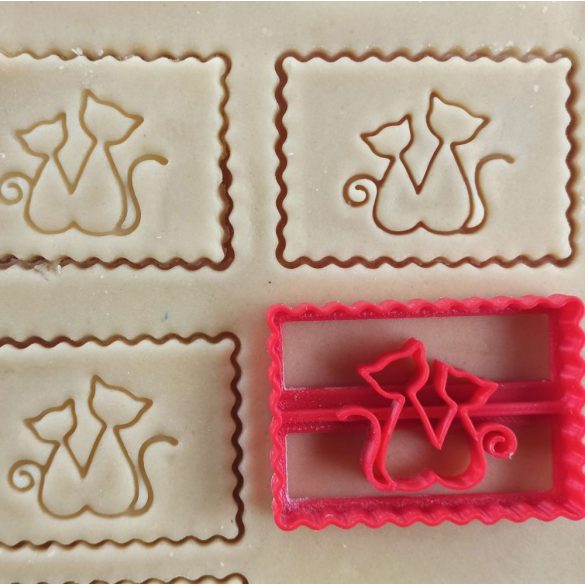 Szerelmes Cicák kekszmintázó