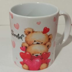 Szeretlek feliratos bögre