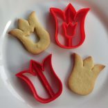 Tulipán linzerkiszúró (kétrészes)