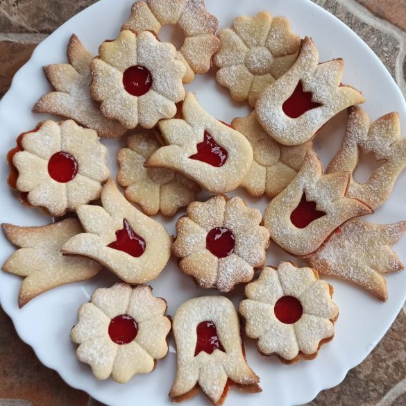 Tulipán linzerkiszúró (kétrészes)